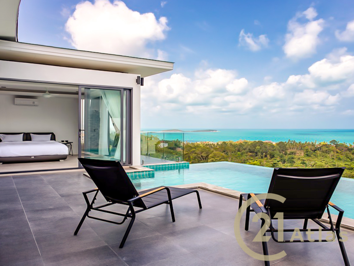 3 Bedrooms Sea view Villa Located in the Prime Location - East of Koh Samui - Chaweng Noi