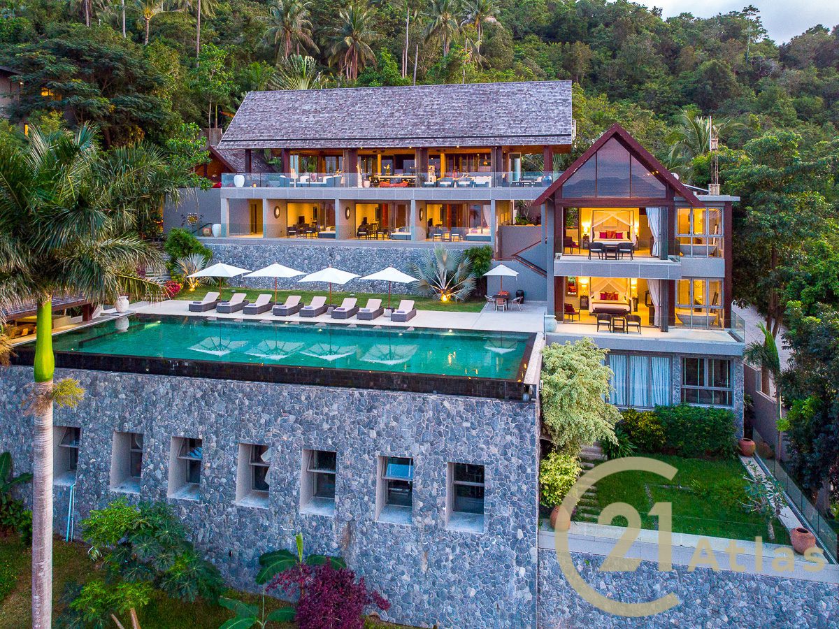Unique luxury 6 bedrooms Panoramic SEA VIEW villa - BOPHUT HILLS
