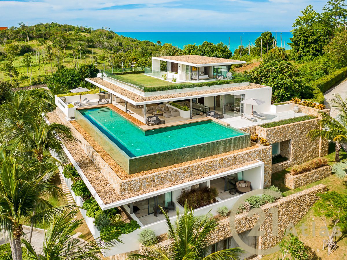 Incredible Villa with Panoramic Ocean Views - 6 Bedrooms - Swimming Pool - Plai Laem