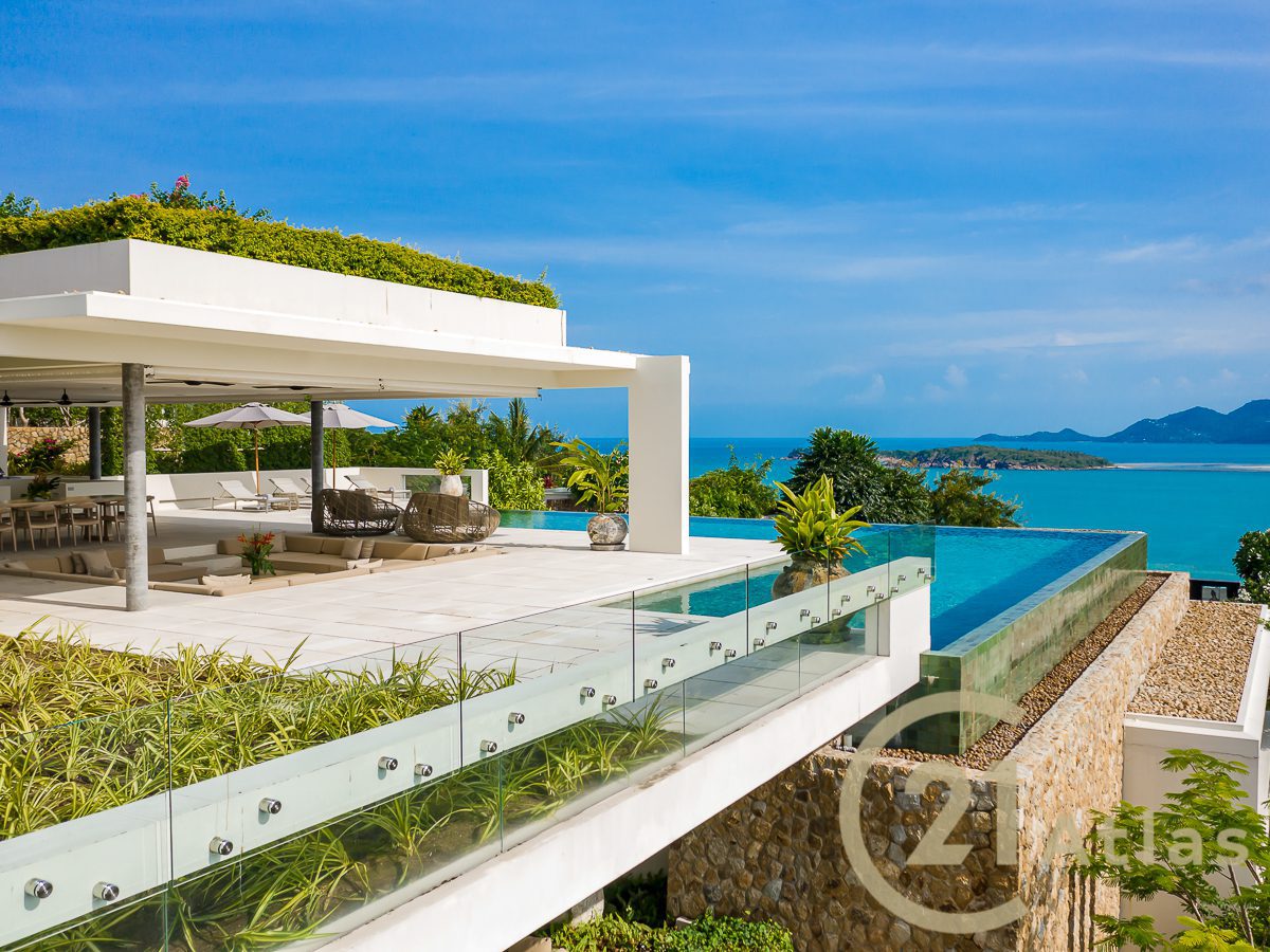 Panoramic Sea View Luxury 4 Bedrooms Pool Villa - Plai Laem