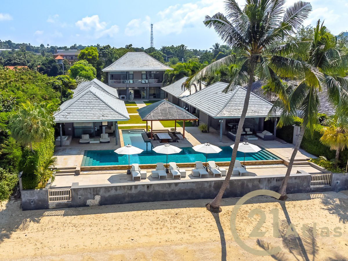 Luxurious 6 Bedrooms Beachfront villa with an unbeatable view - Plai Laem