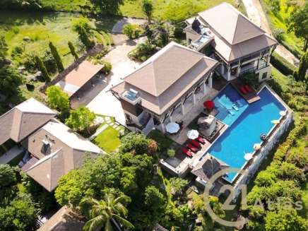 Luxurious Private 6 Bedrooms Estate with Breathtaking Sea Views - Taling Ngam