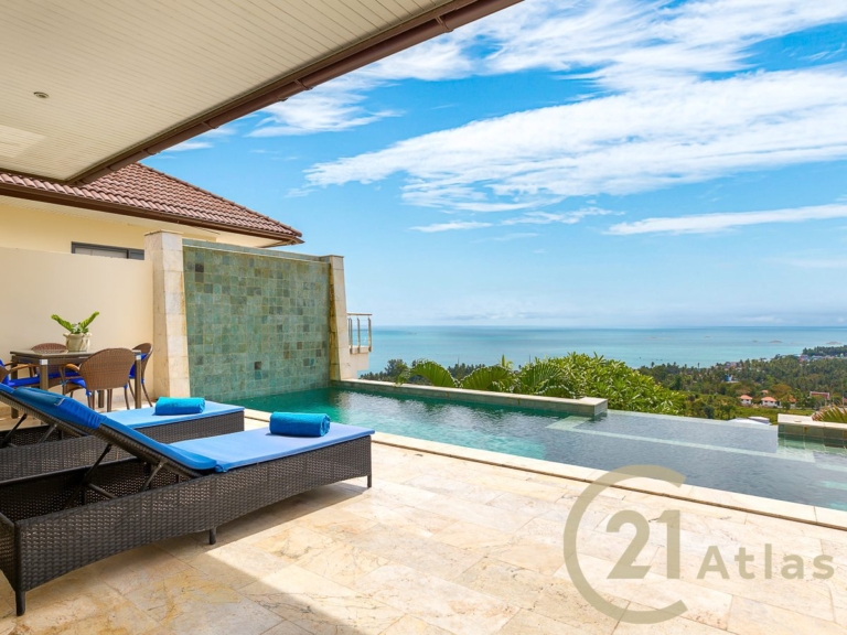 Luxury Private 5 Bedroom Sea View Pool Villa - Lamai
