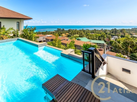 Charming 3 Bedrooms Pool Villa with Stunning Sea View - Lamai
