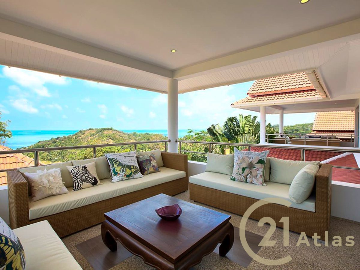 Luxury 6 bedroom Sea View Pool Villa With Big Land Plot - Choeng Mon