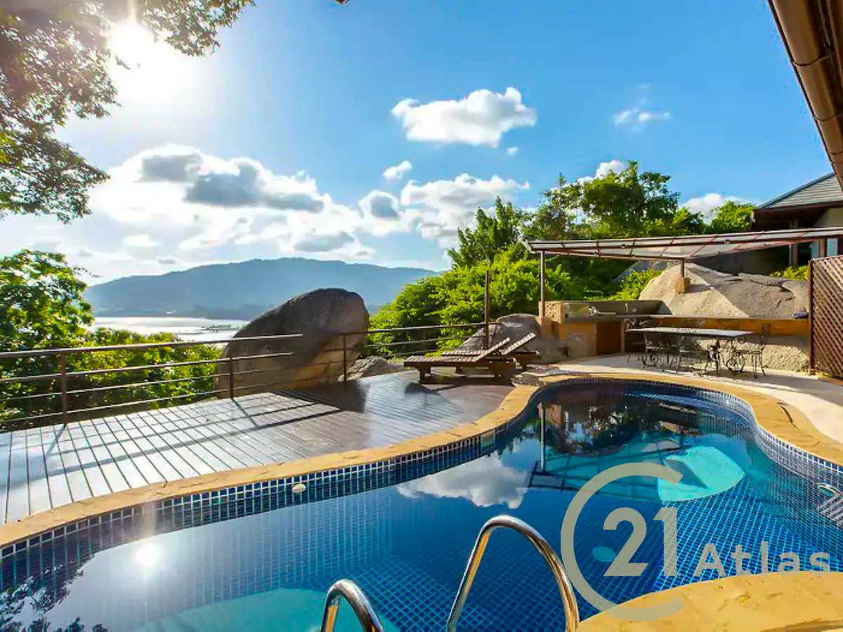 Seascape View Villa 4 Bedrooms With Pool in a Quiet Area - Lamai, Koh Samui