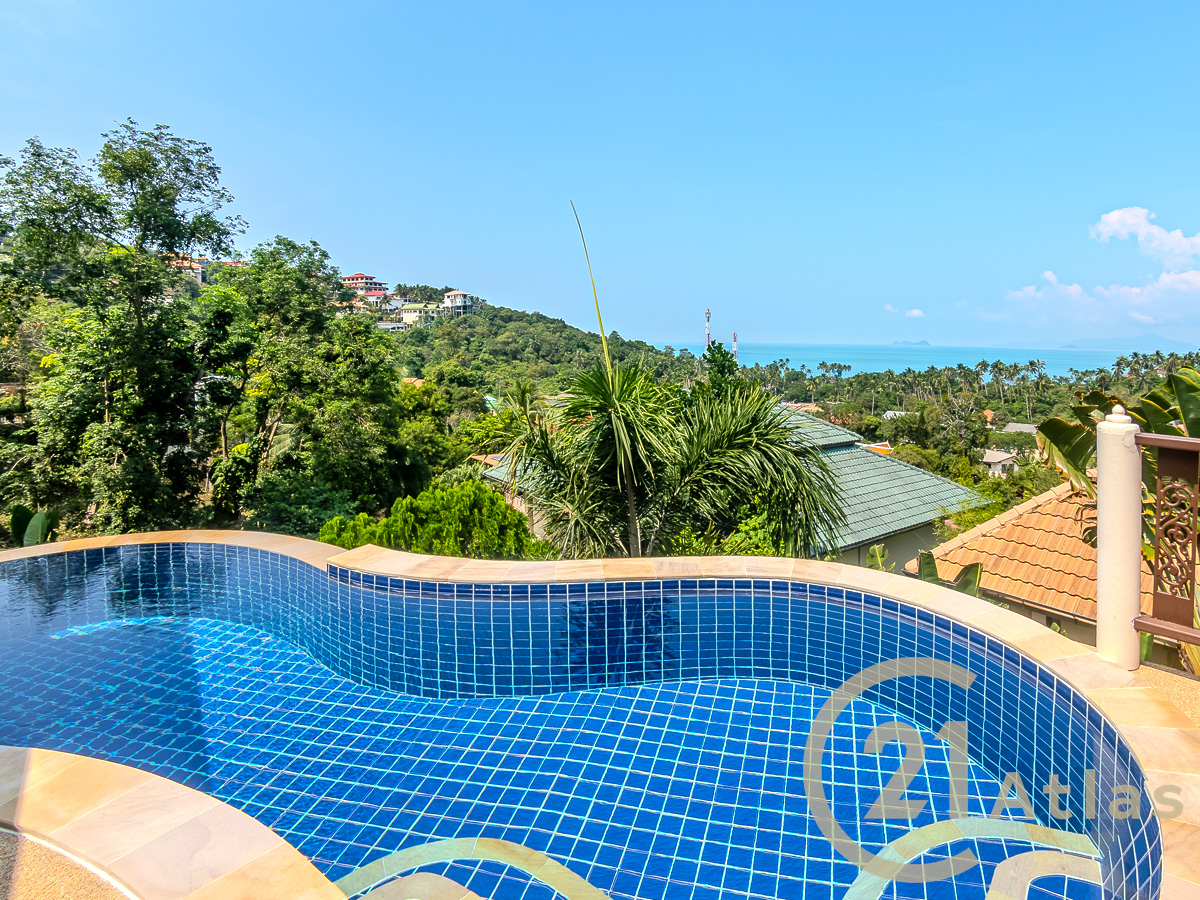 3 Bedrooms Pool Villa With Sea And Mountain View