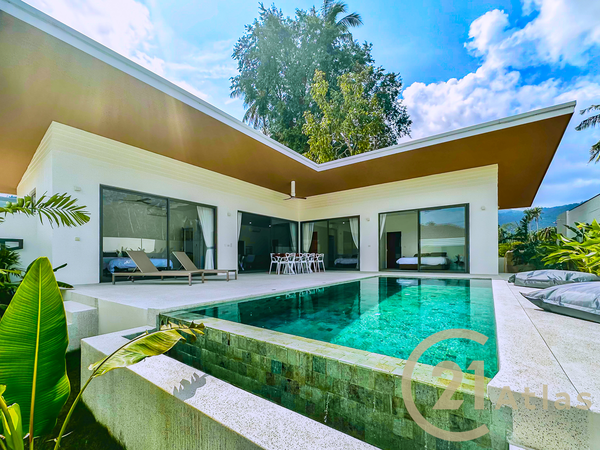 Brand New 3 Bedroom Pool Villa In The Middle Of Lamai