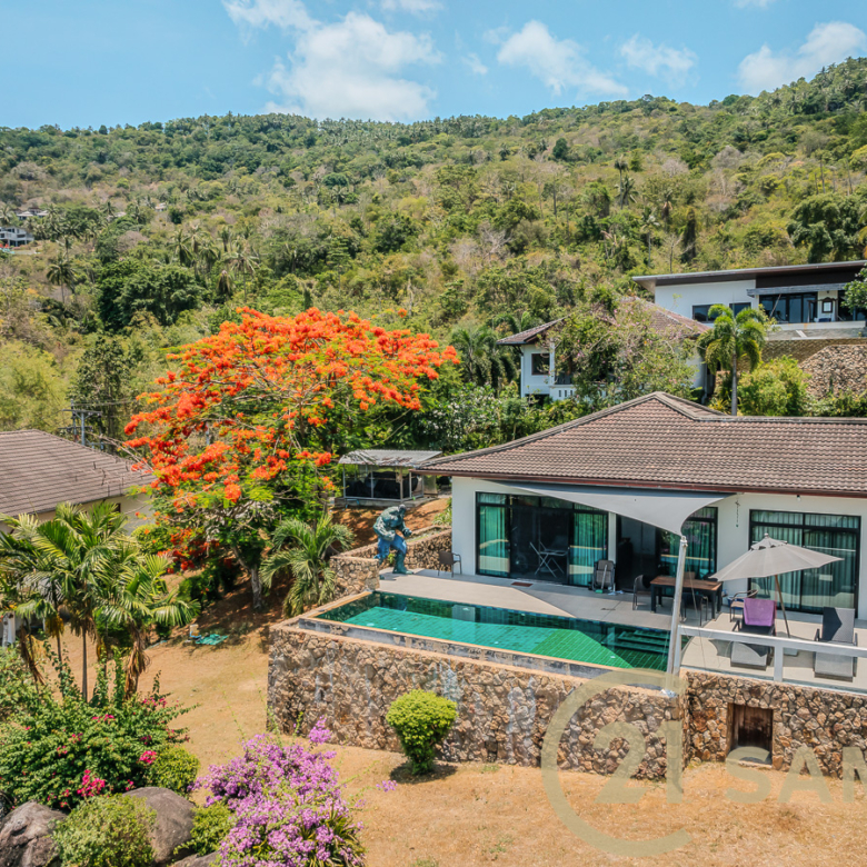 Villa 2 Chambres Vue Mer Avec Piscine et Jardin – Ang Thong, Koh Samui