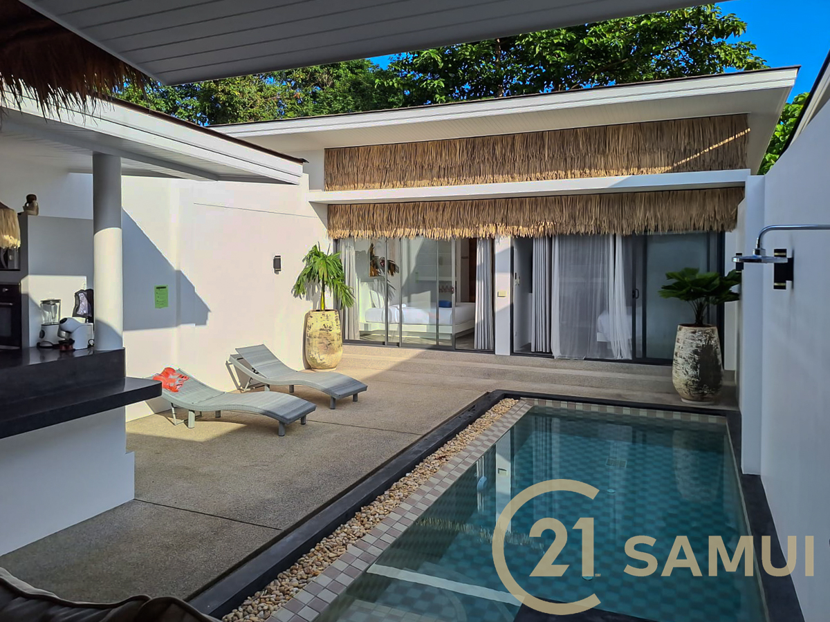 3 Bedroom Pool Villa Located In The Middle Of Bophut, Koh Samui