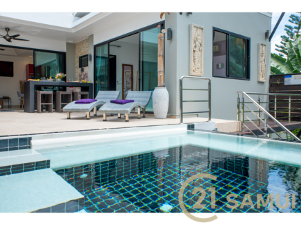 4 Bedroom Villa With Jaccuzi In The Middle Of Lamai, Koh Samui