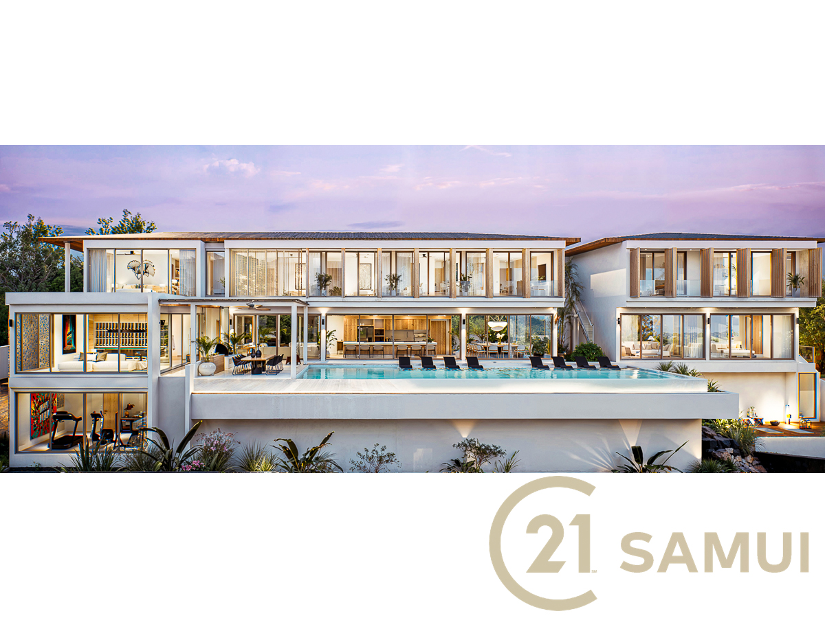 Luxury Off-Plan Sea View Pool Villa With 10 Bedrooms And Studio - Bophut, Koh Samui