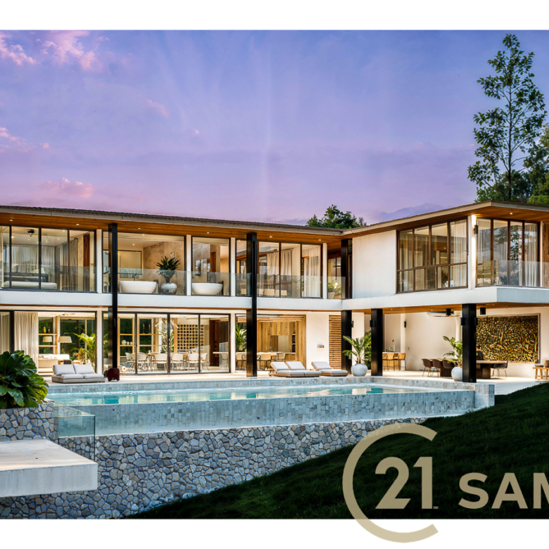 Villa De Luxe Sur Plan Avec 6 Chambres Vue Mer Et Studio – Bophut, Koh Samui
