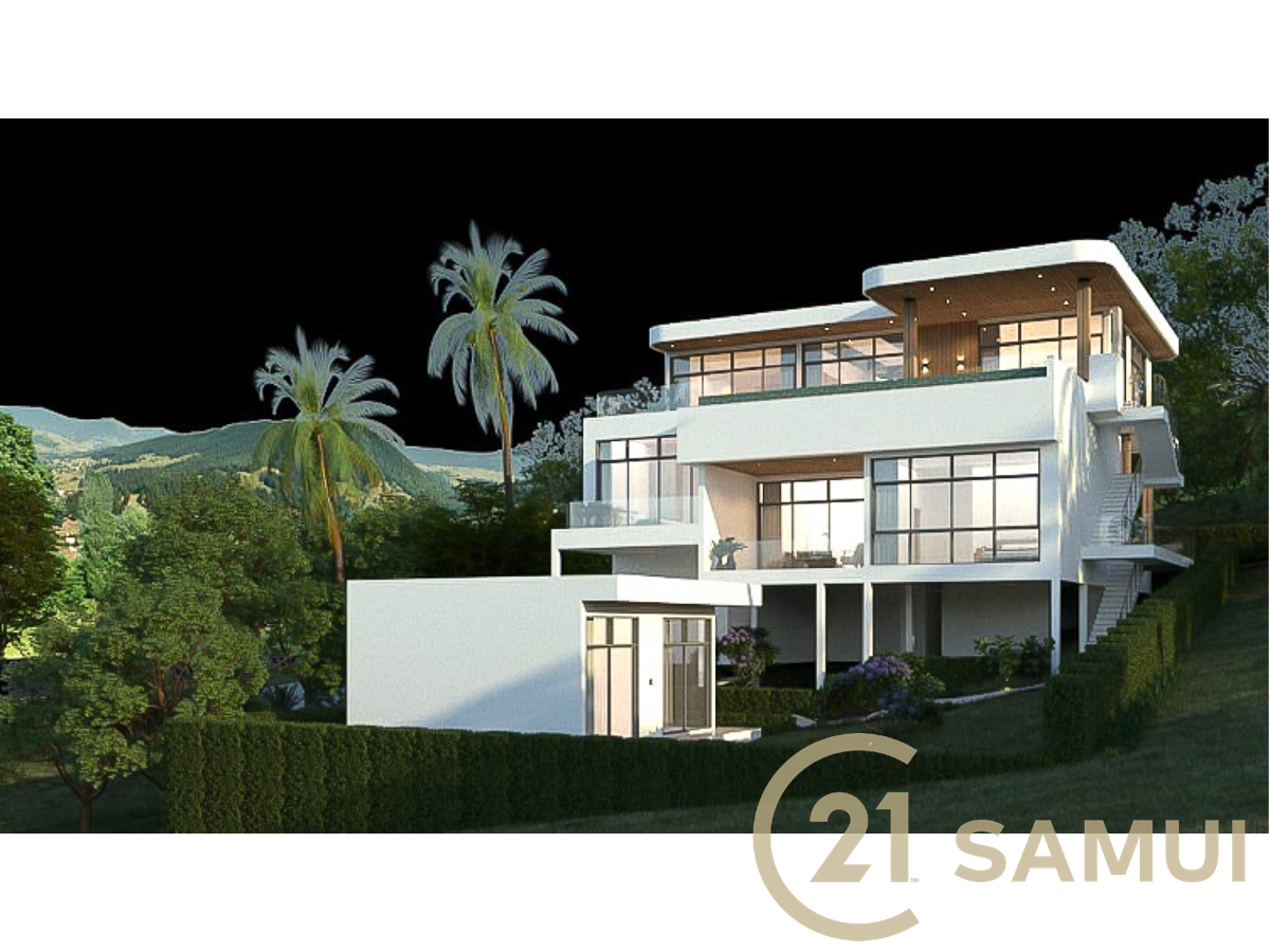Residential Project Of Seven Sea View Villas With Infinity Pool - Bophut, Koh Samui